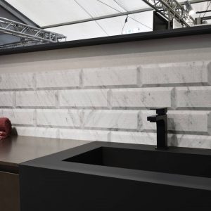Bianco Carrara Piquet Diamantato
