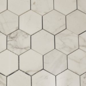 Calacatta 3 Inch Hexagon