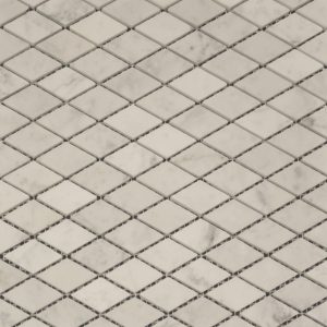 Carrara White Rhomboid