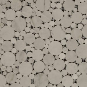 Carrara White Round Small & Large