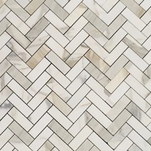 Calacatta Gold Herringbone