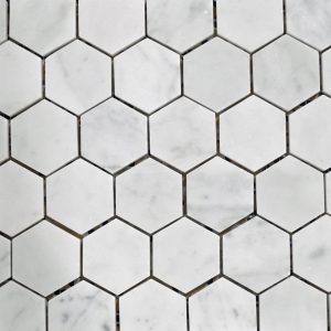 Carrara White 2? Hexagon