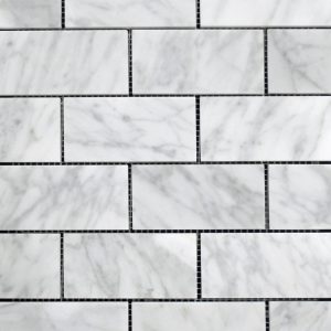Carrara White 2×4 Polished